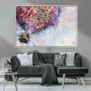 Don't Look Up Movie Canvas Wall Art - Vibrant Floating House