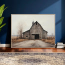 Farmhouse Rustic Barn Wall Art Canvas Print – Framed and