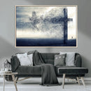 Jesus and the Fading Cross Wall Art Print – Symbol of Faith, by MyGreatCanvas | Canvas Wall Art Prints | Photo Prints & Wall Decor