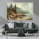 Abstract Acadia National Park Wall Art Canvas Print -
