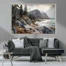 Serene Coastal View of Acadia National Park - Stunning