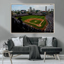 Chicago Cubs Baseball Team Print - Wrigley Field Stadium