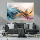 Abstract Flowing Colors Wall Art Canvas Print