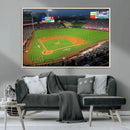 Angel Stadium Aerial Canvas Print – Los Angeles Angels