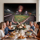 Fireworks at Angel Stadium – Los Angeles Angels Canvas