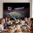 Ben Hill Griffin Stadium Night Game Triple Canvas Wall Art -