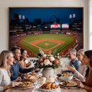 St. Louis Cardinals Baseball Team Print - Busch Stadium Wall
