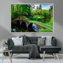 Augusta National Golf Club Wall Art - Panoramic Bridge & by MyGreatCanvas | Canvas Wall Art Prints | Photo Prints & Wall Decor