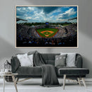 3-Panel Kauffman Stadium Wall Art Print | Large Kansas City