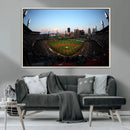 PNC Park Evening Game Triple Canvas Wall Art - Pittsburgh