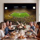 Stadium in Michigan Wall Art Canvas Print, Framed American