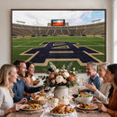 Notre Dame Stadium Giclee Canvas Print | Triptych Wall Art