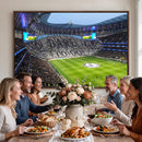 Tottenham Hotspur Stadium Canvas Print, Match Day Triple