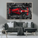 Ferrari Pit Stop Canvas Wall Art – Precision and Speed
