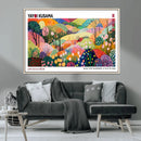 Framed Yayoi Kusama 1986 Wall Art Print – Japanese Wall Art