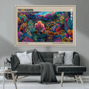 Framed Japanese 1986 Wall Art Print, Yayoi Kusama 1986 Wall