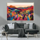 YAYOI KUSAMA Abstract Print - Landscape Canvas Wall Art