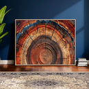 Abstract Tree Ring Art, Colorful Tree Ring Wall Decor, by MyGreatCanvas | Canvas Wall Art Prints | Photo Prints & Wall Decor