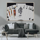 Poker Wall Art - Playing Cards Canvas Wall Art Print - Ace by MyGreatCanvas | Canvas Wall Art Prints | Photo Prints & Wall Decor
