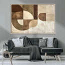 Wabi Sabi Geometric Wall Art | Abstract Modern Minimalist