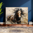Abstract Horse Wall Art Canvas Print – Large Western