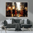 Abstract Jazz Art Wall Art Canvas Print – Colorful Musical