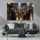 Jazz Canvas Wall Art Print – Abstract African American Music by MyGreatCanvas | Canvas Wall Art Prints | Photo Prints & Wall Decor