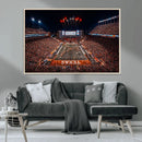 Texas Stadium Night Game Wall Art Canvas Print – Vibrant