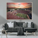 Indiana Memorial Stadium Wall Art Canvas Print, Framed