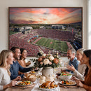Indiana Memorial Stadium Wall Art Canvas Print, Framed