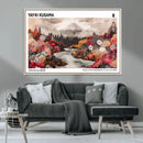 Yayoi Kusama Wall Art Canvas Print – Framed Large Abstract