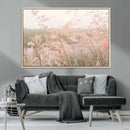 Pastel Grasses Wall Art Canvas Print – Framed Soft Meadow