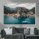 Amalfi Coast Wall Art – Framed Italian Seaside Canvas by MyGreatCanvas | Canvas Wall Art Prints | Photo Prints & Wall Decor