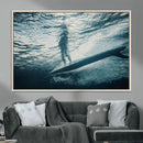 Underwater Surf Wall Art – Framed Ocean Wave Canvas Artwork, by MyGreatCanvas | Canvas Wall Art Prints | Photo Prints & Wall Decor