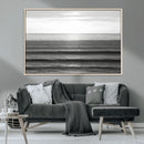 Monochrome Ocean Wall Art Canvas Print – Framed Moody Ocean by MyGreatCanvas | Canvas Wall Art Prints | Photo Prints & Wall Decor
