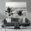 Tropical Coastline Wall Art Canvas Print – Framed Palm Trees by MyGreatCanvas | Canvas Wall Art Prints | Photo Prints & Wall Decor