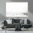 Monochrome Swimming Wall Art Canvas Print – Framed Ocean by MyGreatCanvas | Canvas Wall Art Prints | Photo Prints & Wall Decor