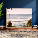 Ocean Surfer Wall Art Canvas Print – Framed Coastal Surf Art by MyGreatCanvas | Canvas Wall Art Prints | Photo Prints & Wall Decor