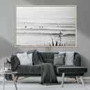 Surfer Silhouette Wall Art Canvas Print – Framed Calm Ocean by MyGreatCanvas | Canvas Wall Art Prints | Photo Prints & Wall Decor