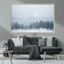 Winter Forest Wall Art Canvas Print – Framed Snowy Landscape by MyGreatCanvas | Canvas Wall Art Prints | Photo Prints & Wall Decor