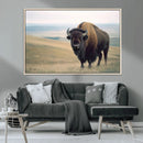 Bison Wall Art Canvas Print – Framed Buffalo American Bison
