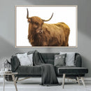Highland Cow Wall Art Canvas Print – Framed Farmhouse Rustic by MyGreatCanvas | Canvas Wall Art Prints | Photo Prints & Wall Decor