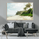 Relaxing Beach Wall Art Canvas Print – Framed Ocean View