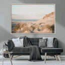 Beach Landscape Wall Art Canvas Print – Framed Sand Dune