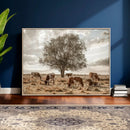 Texas Longhorn Cattle Wall Art, Rustic Western Ranch Canvas by MyGreatCanvas | Canvas Wall Art Prints | Photo Prints & Wall Decor