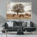 Texas Longhorn Cattle Wall Art, Rustic Western Ranch Canvas by MyGreatCanvas | Canvas Wall Art Prints | Photo Prints & Wall Decor