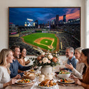 Target Field Wall Art Canvas Print – Baseball Stadium Scene,