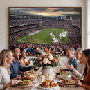 Chicago Bears Soldiers Field Wall Art Canvas Print – Framed