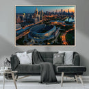Chicago Bears Soldiers Field Wall Art Canvas Print – Framed