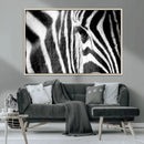 Zebra Stripes Wall Art Canvas Print – Black White Contrast by MyGreatCanvas | Canvas Wall Art Prints | Photo Prints & Wall Decor